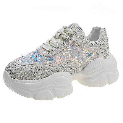 Sneakers met glitters