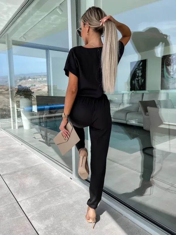 Short Sleeve Jumpsuit