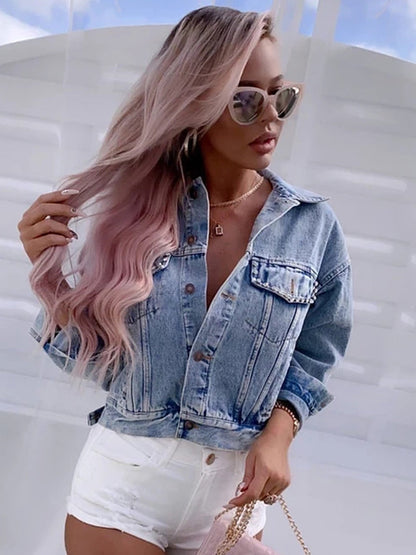 Spijkerjack met hartje