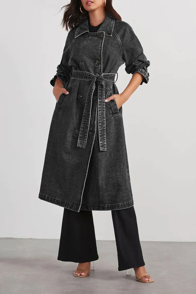 Prudence - Denim Jacket Mantel