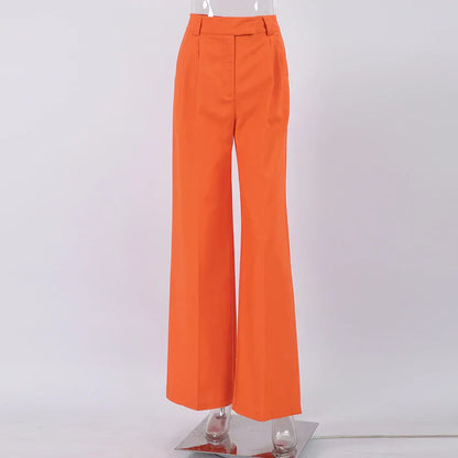 Grace | wijde hoge taille broek