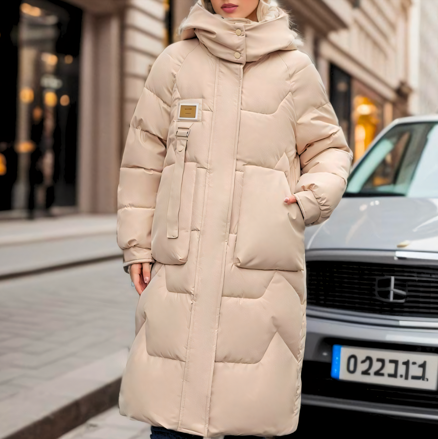 ModeParisienne® Jade - Lange Pufferjas