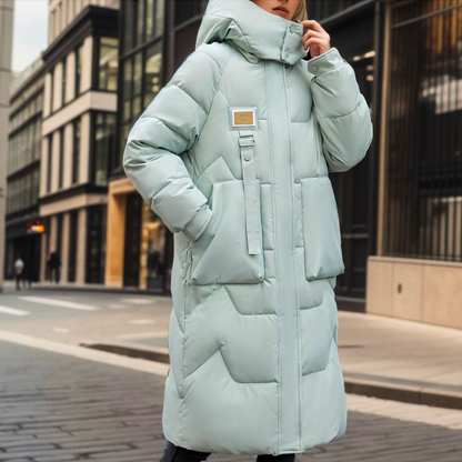 ModeParisienne® Jade - Lange Pufferjas