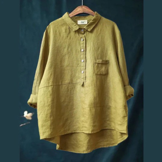 Olivia | oversized linnen blouse