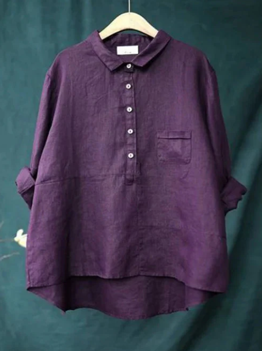 Olivia | oversized linnen blouse