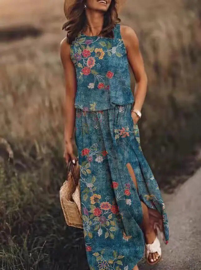 Renee - Zomerse maxi jurk