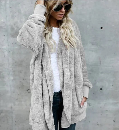 Lovie - Warme oversized Fleece-Jas voor Dames
