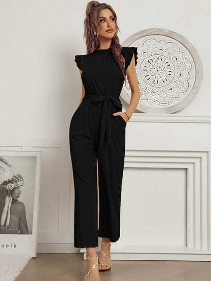 Jumpsuit met ceintuur