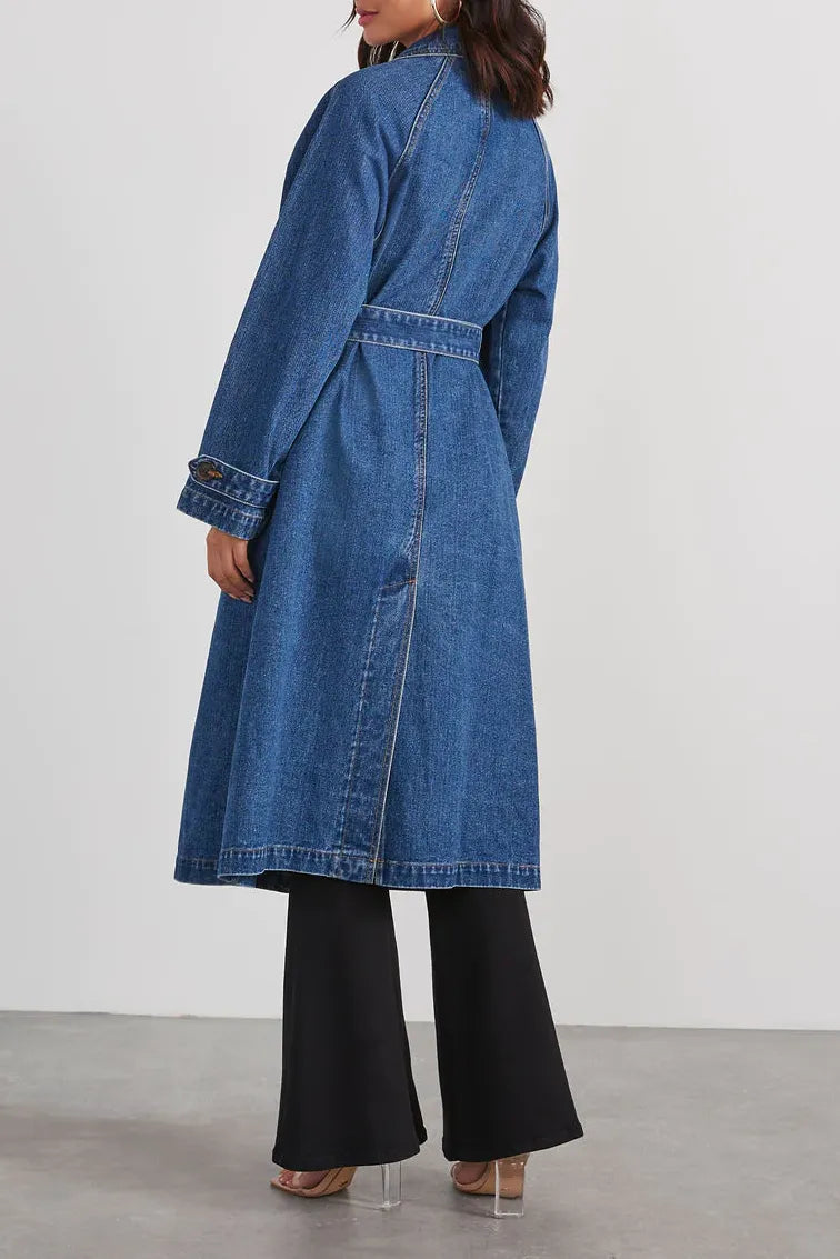 Prudence - Denim Jacket Mantel