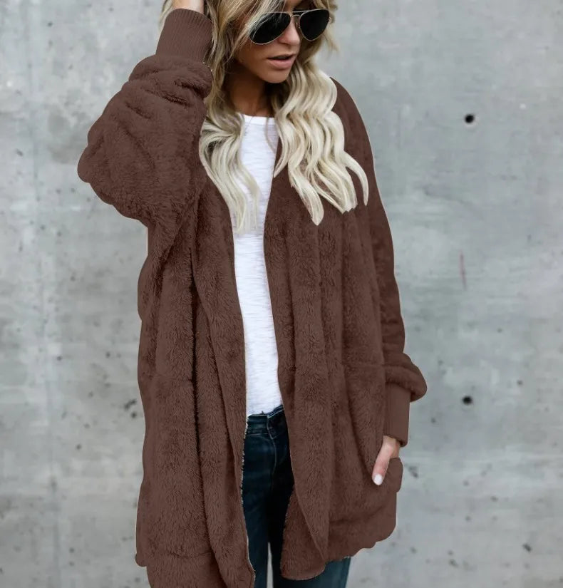 Lovie - Warme oversized Fleece-Jas voor Dames