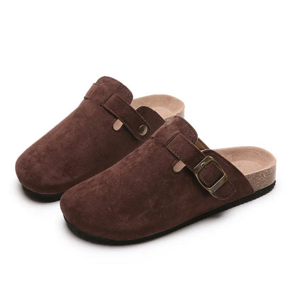 ModeParisienne® Matilda - Dichte Teen Slippers Suède