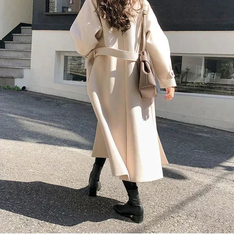 Nicole - Elegante Lange Jas voor Vrouwen