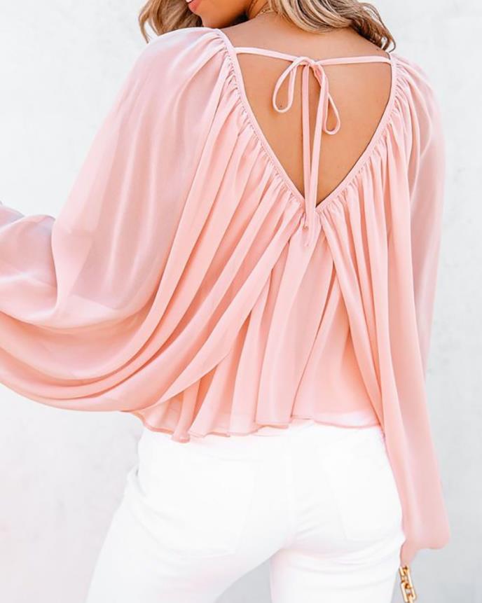 Blouse met vleermuismouwen