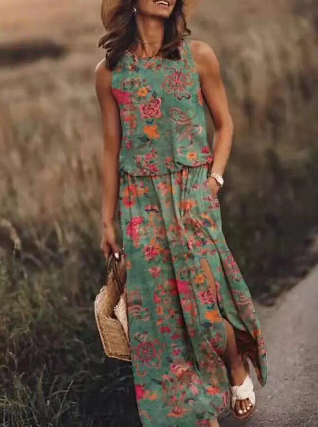 Renee - Zomerse maxi jurk