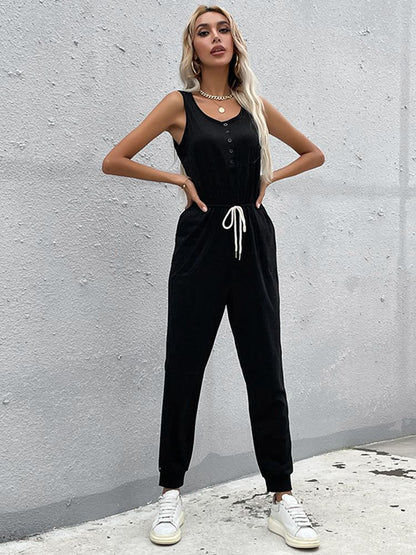 Zwarte comfy jumpsuit