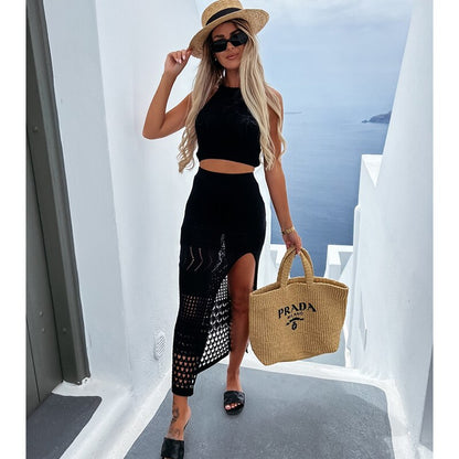 Two piece set gehaakt