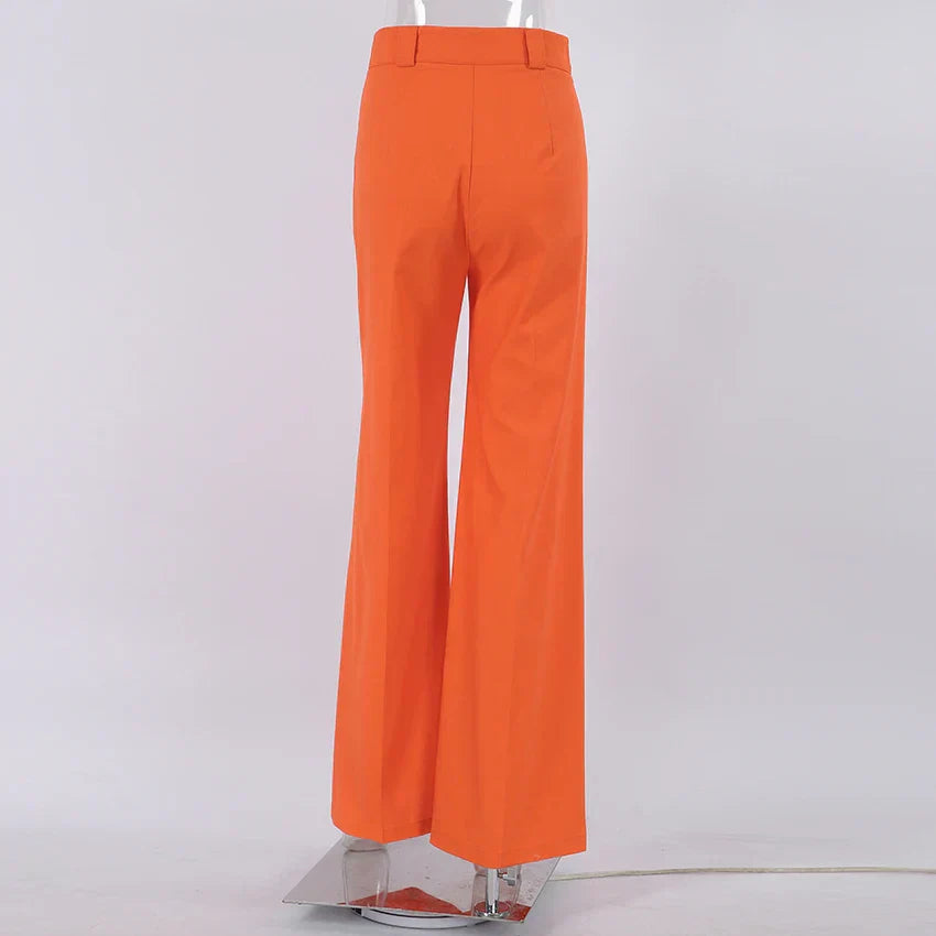 Grace | wijde hoge taille broek