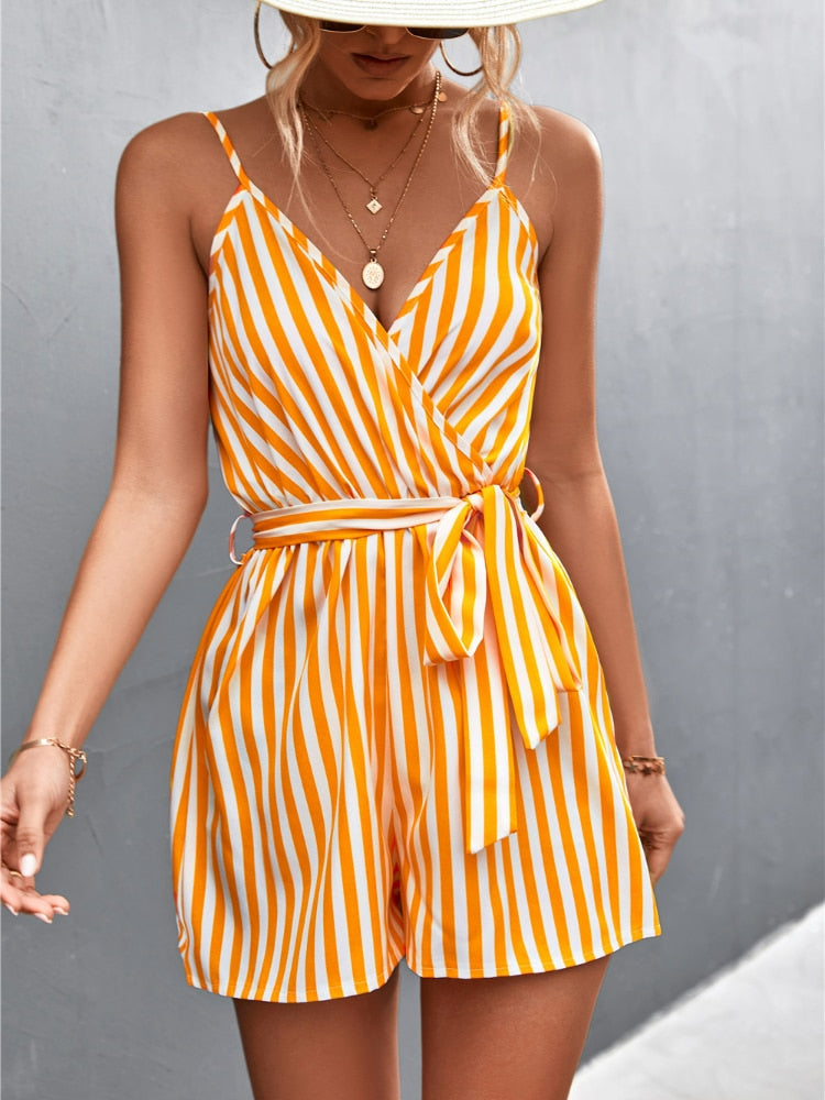 Playsuit met streep