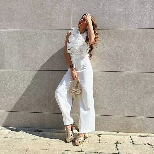 Jumpsuit met volants
