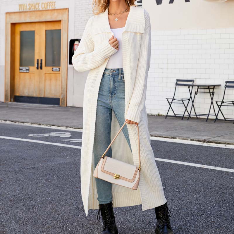 Beaumont Cardigan | Stijlvolle lang gebreid vest voor dames