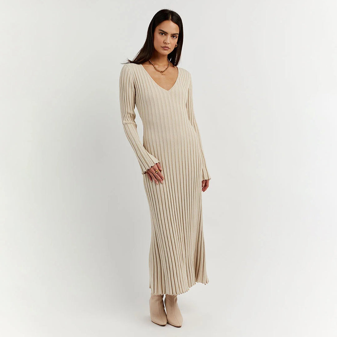 Ginevra™ - Gebreide maxi jurk
