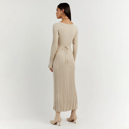 Ginevra™ - Gebreide maxi jurk
