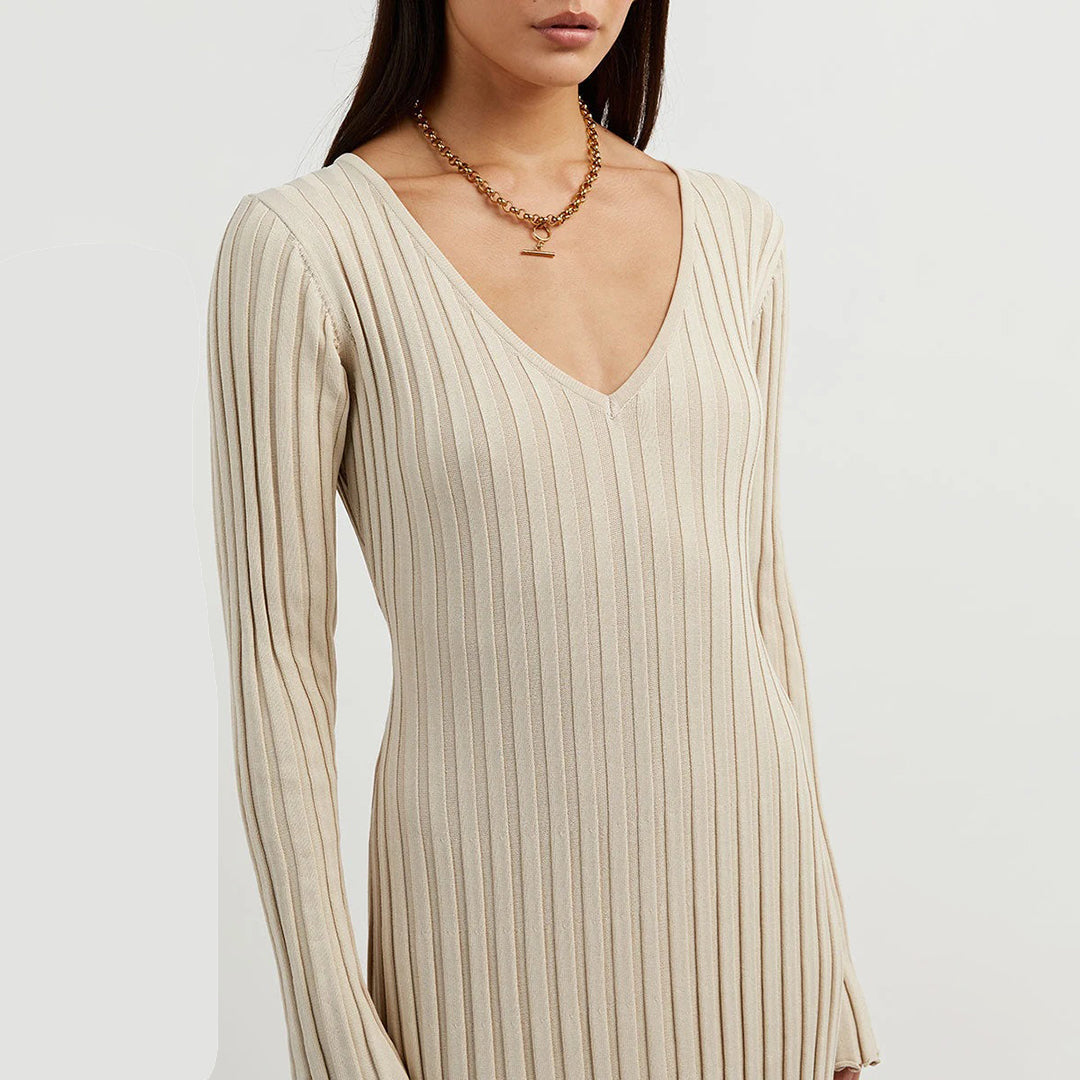 Ginevra™ - Gebreide maxi jurk