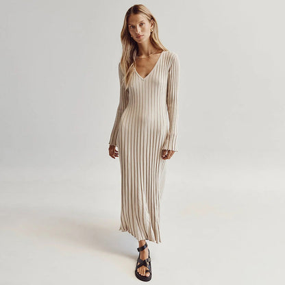 Ginevra™ - Gebreide maxi jurk