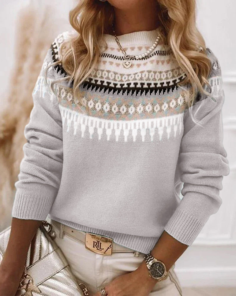 Autri Sweater | Super zacht gebreide noorse wintertrui voor dames