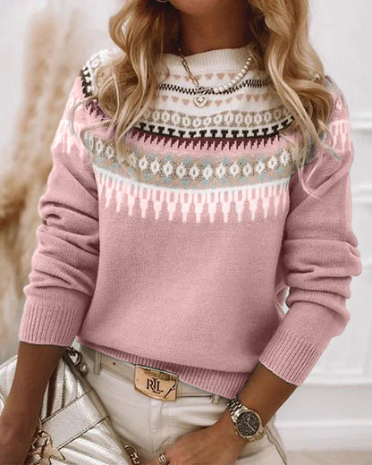 Autri Sweater | Super zacht gebreide noorse wintertrui voor dames