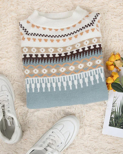 Autri Sweater | Super zacht gebreide noorse wintertrui voor dames