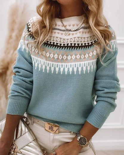 Autri Sweater | Super zacht gebreide noorse wintertrui voor dames