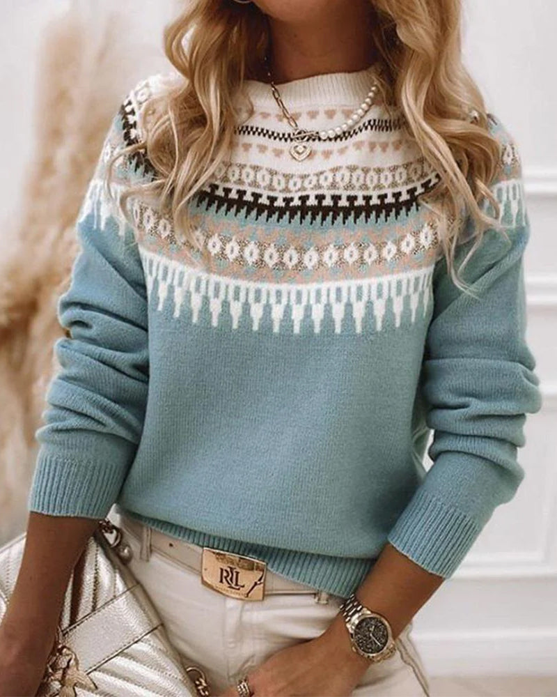 Autri Sweater | Super zacht gebreide noorse wintertrui voor dames