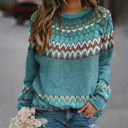 Caudalie Nordic Sweater | Super zacht gebreide noorse wintertrui voor dames