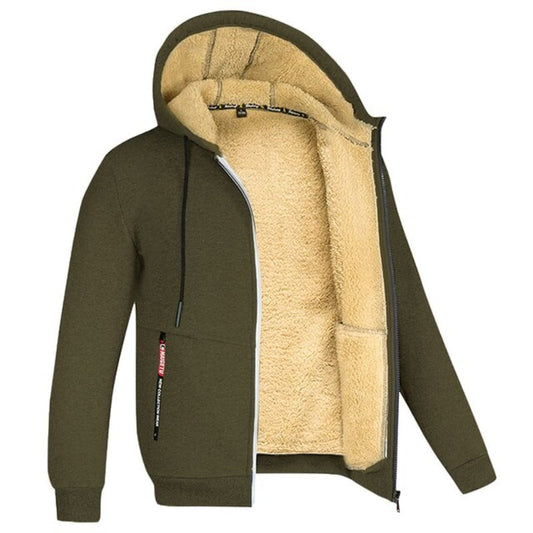 Diederik - Sherpa Wollen Rits Hoodie