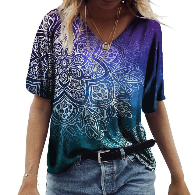 Sophia | casual t-shirts met uniek patroon