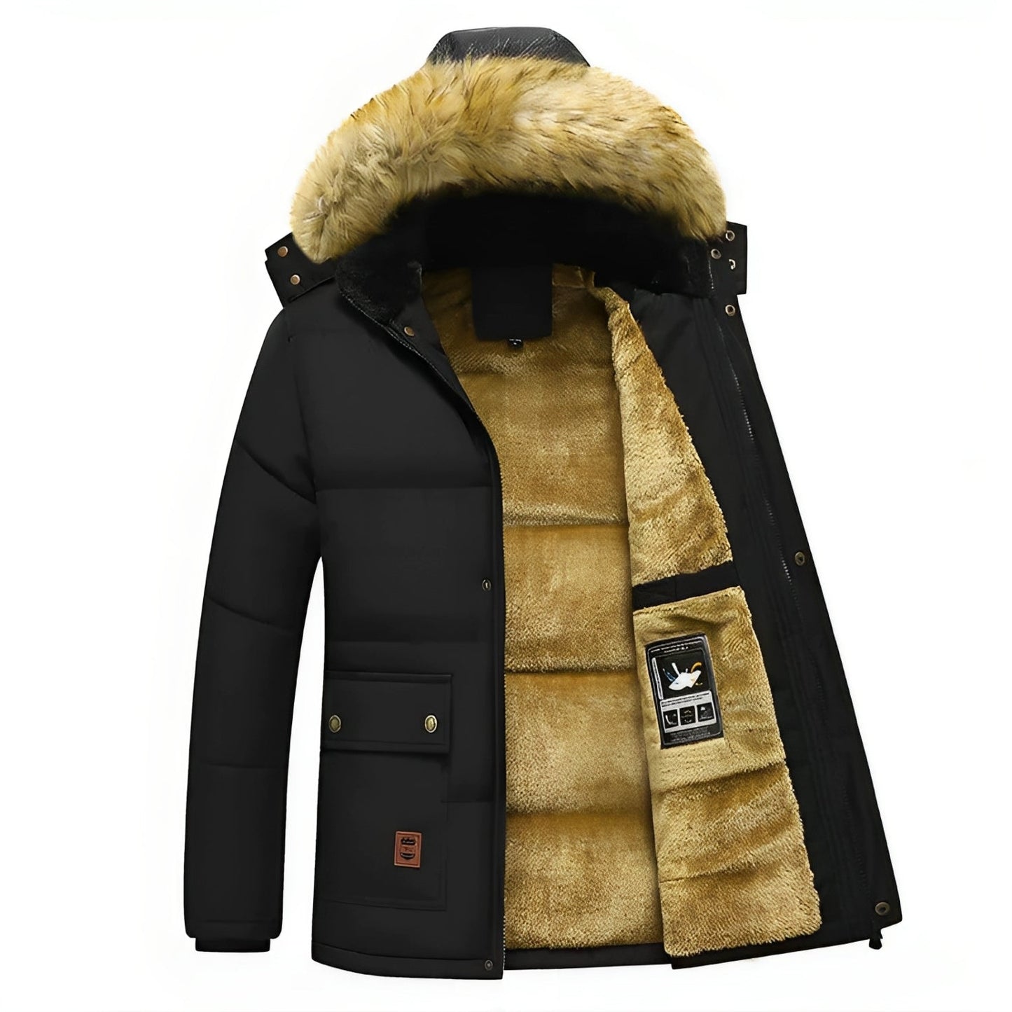 Bram - Luxe Gevoerde Parka Winterjas