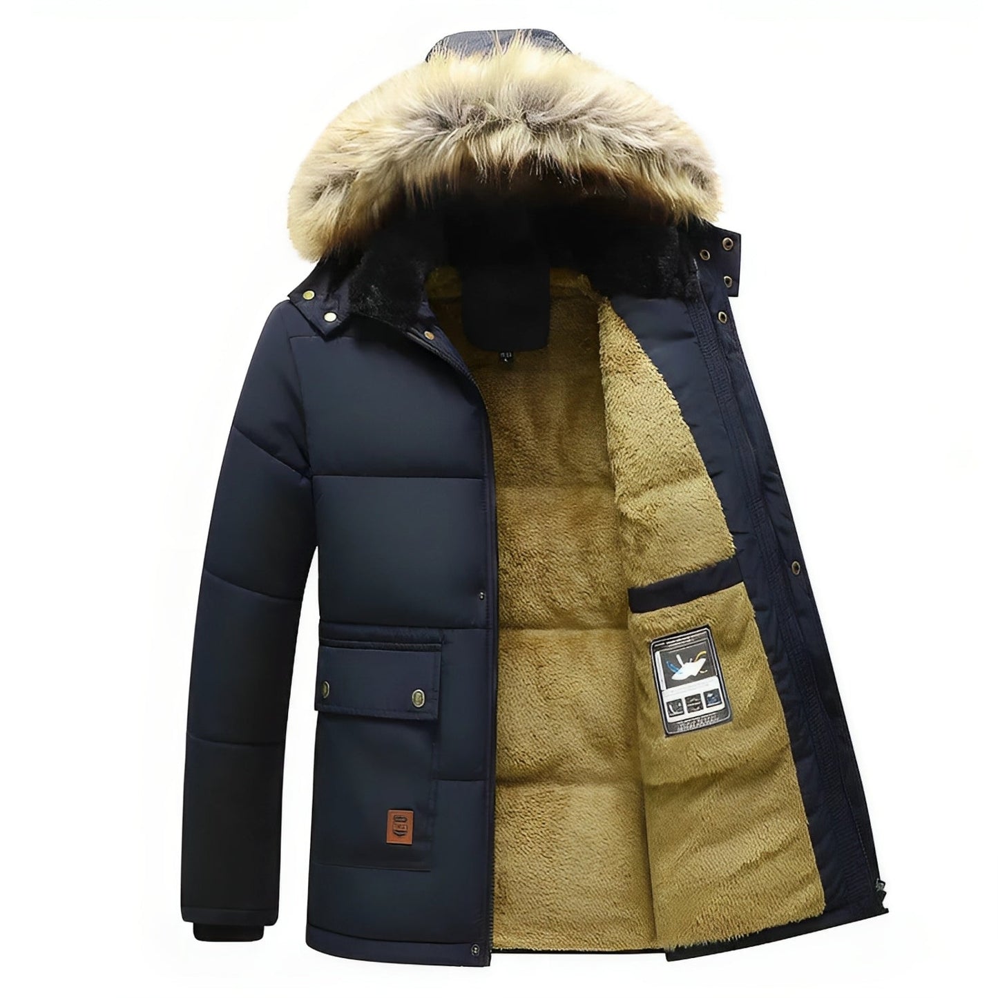 Bram - Luxe Gevoerde Parka Winterjas