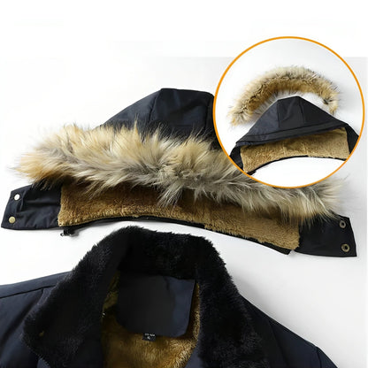 Bram - Luxe Gevoerde Parka Winterjas