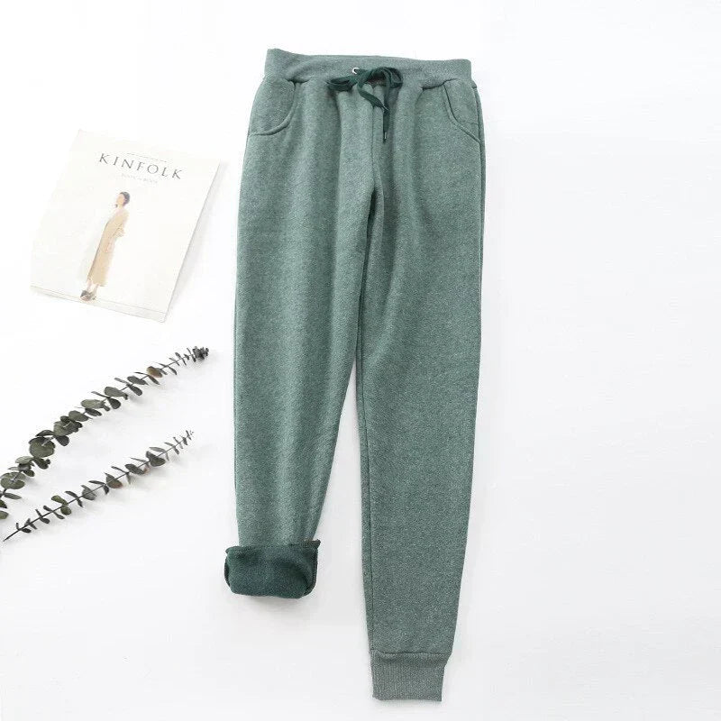 Stephania - Joggingbroek met fleecevoering en zakken