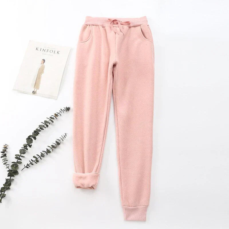Stephania - Joggingbroek met fleecevoering en zakken