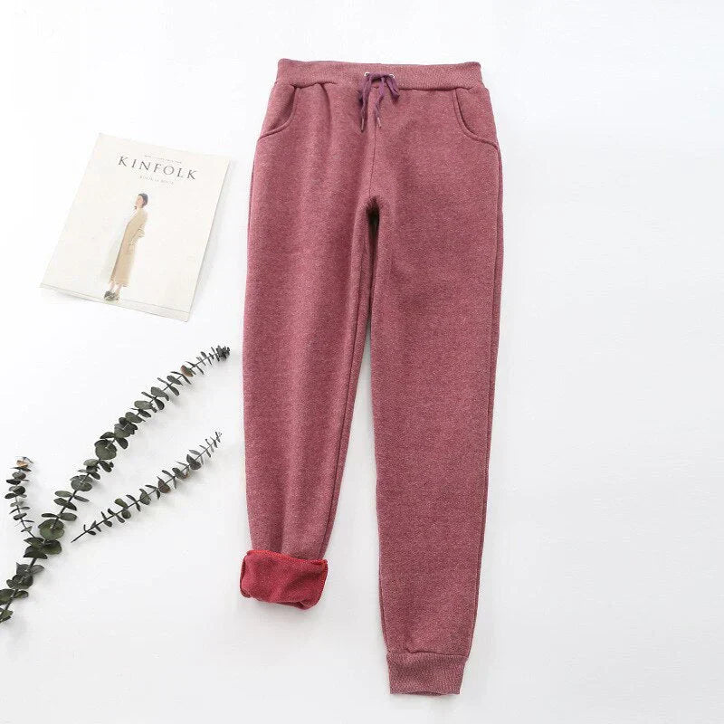 Stephania - Joggingbroek met fleecevoering en zakken