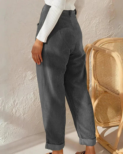 Elegante corduroy broek voor dames