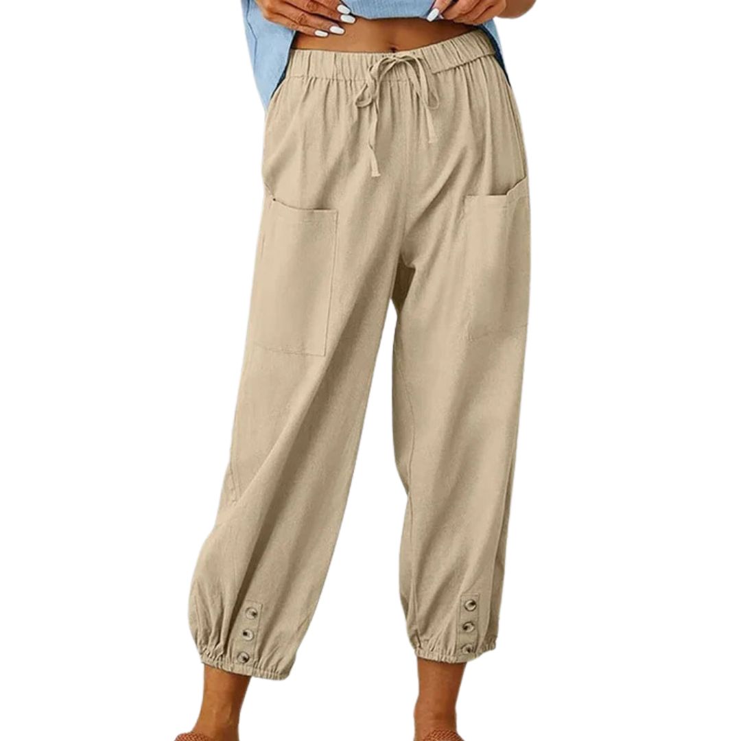 ModeParisienne® Kira - Stijlvolle Linnenbroek
