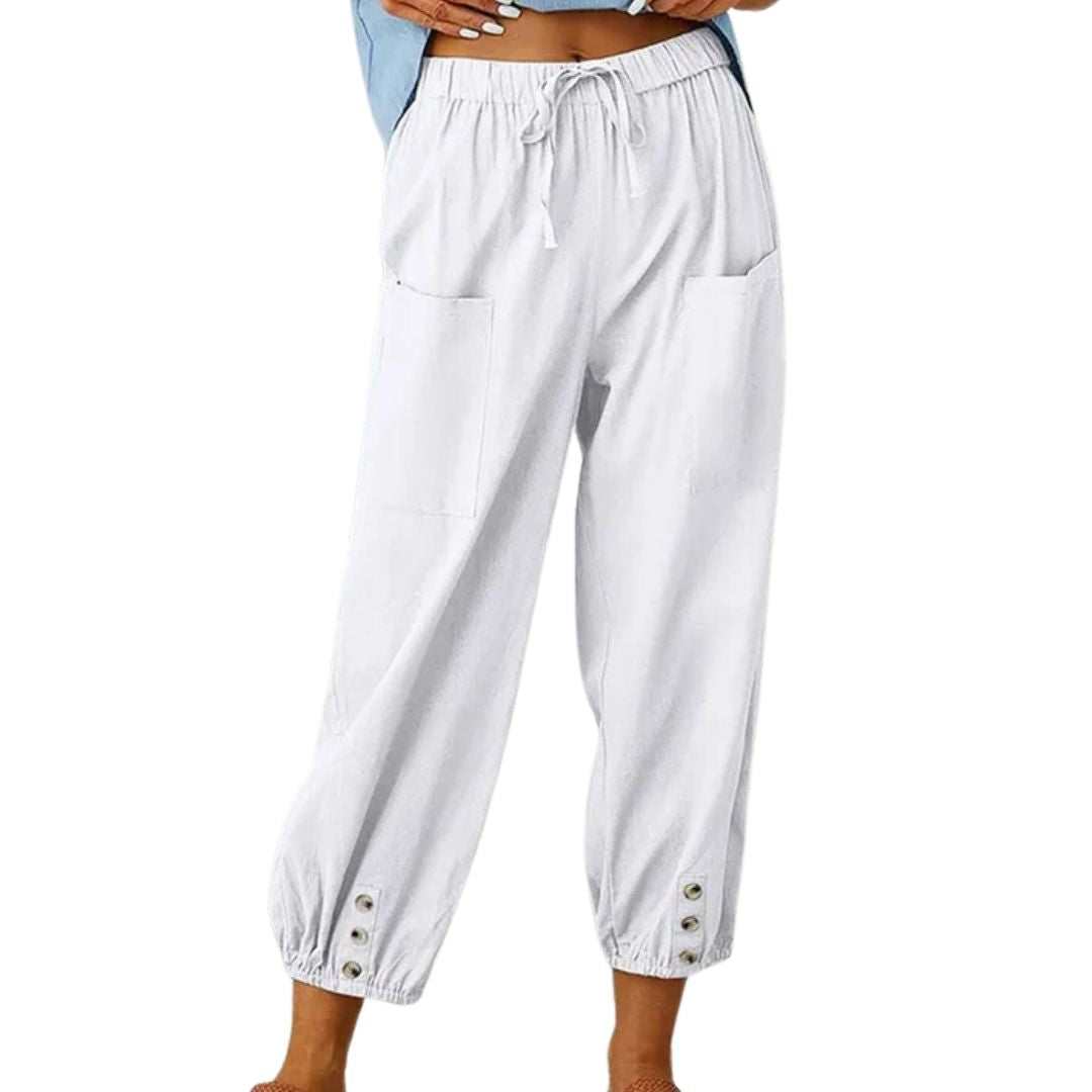 ModeParisienne® Kira - Stijlvolle Linnenbroek