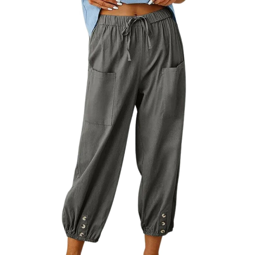 ModeParisienne® Kira - Stijlvolle Linnenbroek