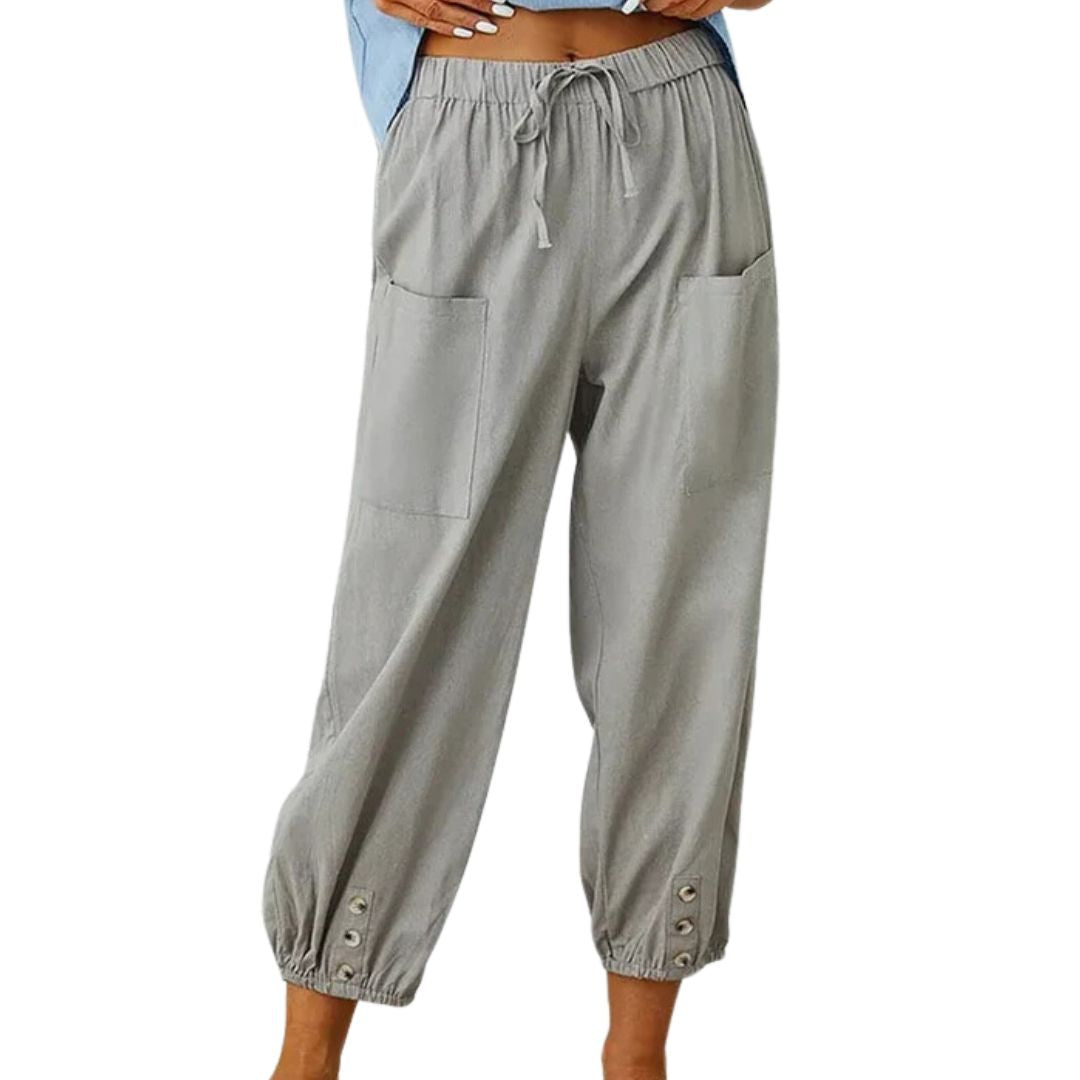 ModeParisienne® Kira - Stijlvolle Linnenbroek