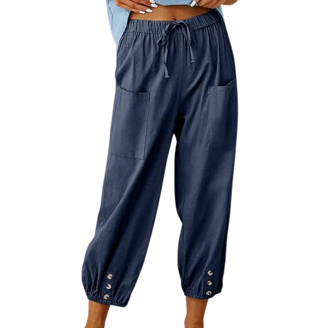 ModeParisienne® Kira - Stijlvolle Linnenbroek