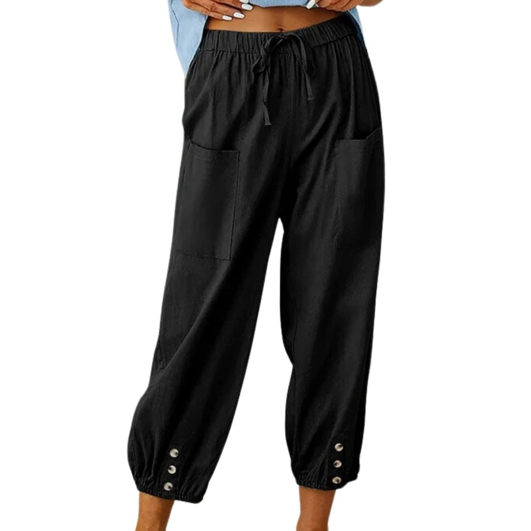 ModeParisienne® Kira - Stijlvolle Linnenbroek