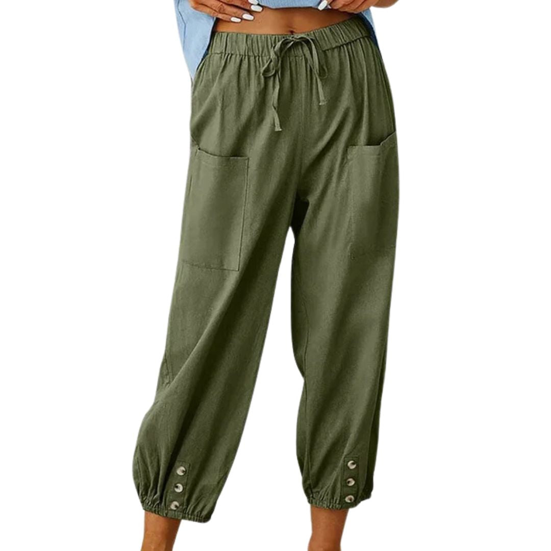 ModeParisienne® Kira - Stijlvolle Linnenbroek
